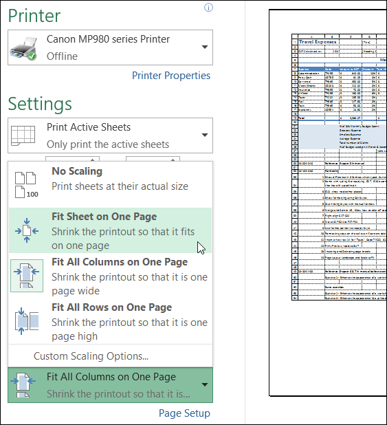Excel insert page break 3