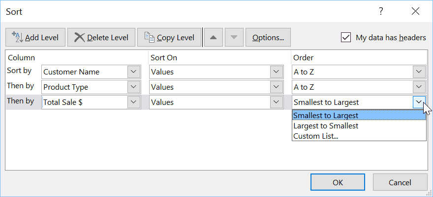 How to sort by date in Excel 6