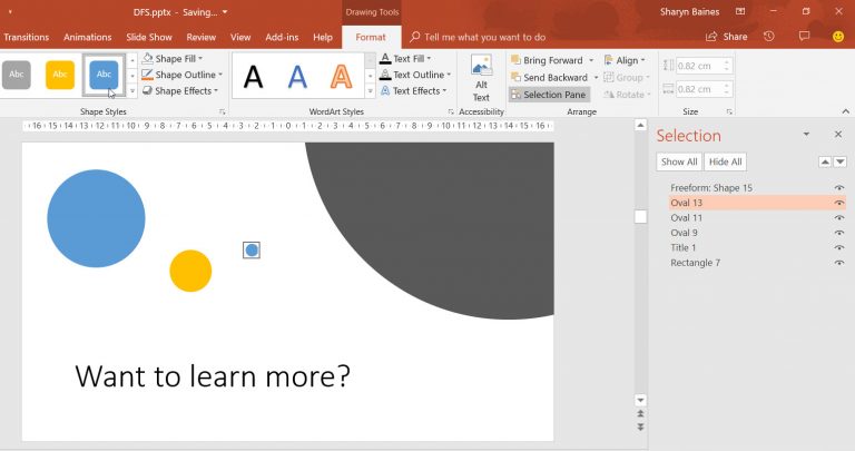 Change Design Ideas in PowerPoint