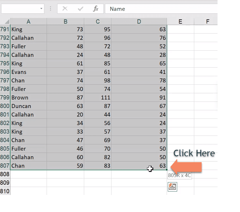 excel delete blank rows not cells