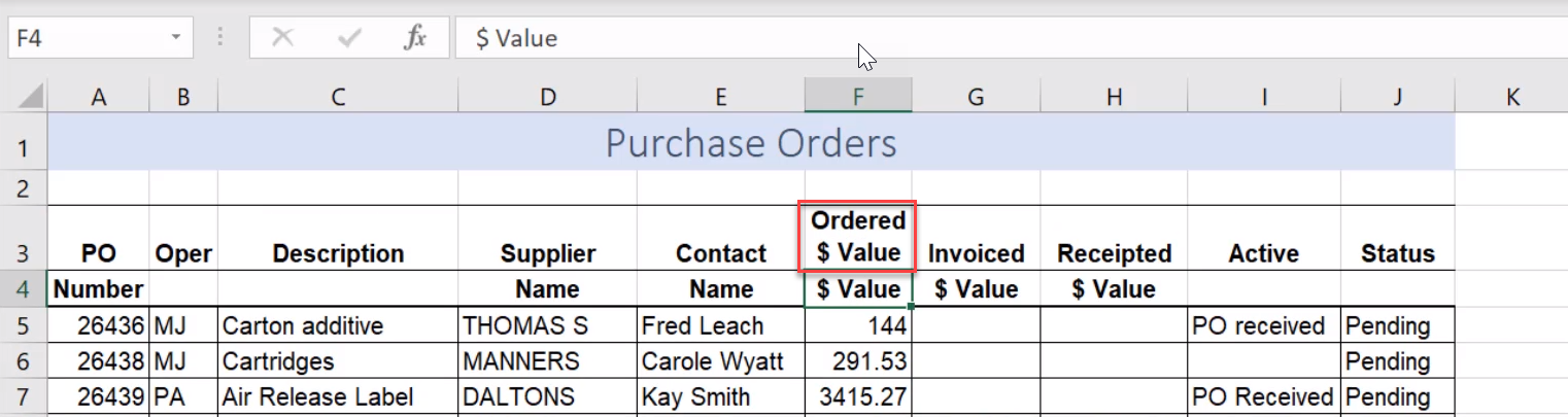 how to put multiple lines into cells in microsoft excel