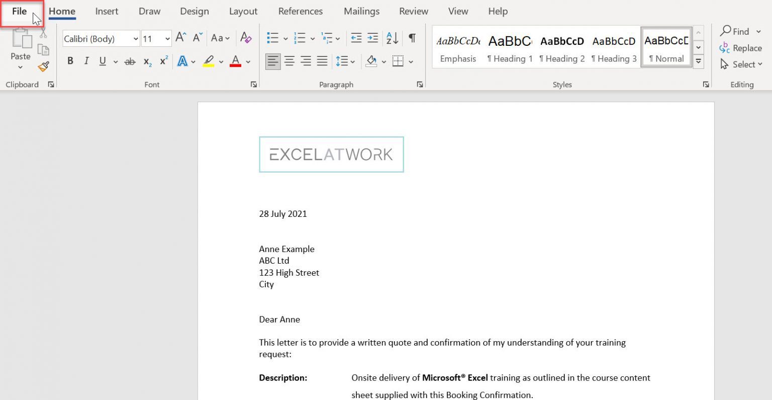 How To Check And Remove Document Properties In Word Excel At Work
