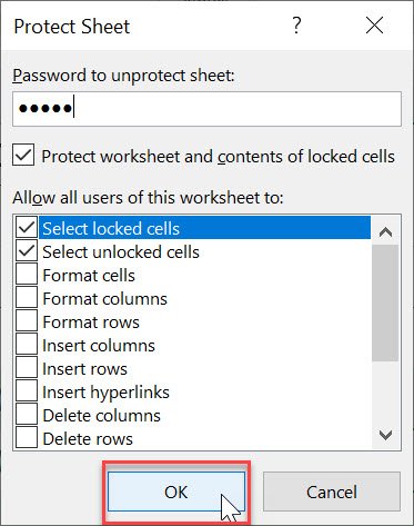 How to Protect an Excel Workbook with password