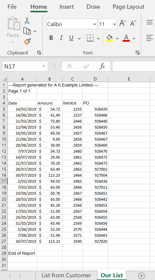 vlookup to compare two columns