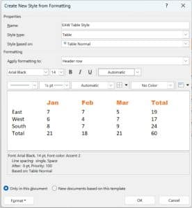 How to save the formatting of Tables in Word - Excel at Work